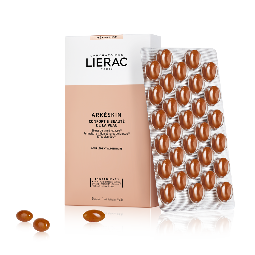 Lierac Arkeskin Confort & Bellezza della Pelle - Integratore Alimentare 60 capsule
